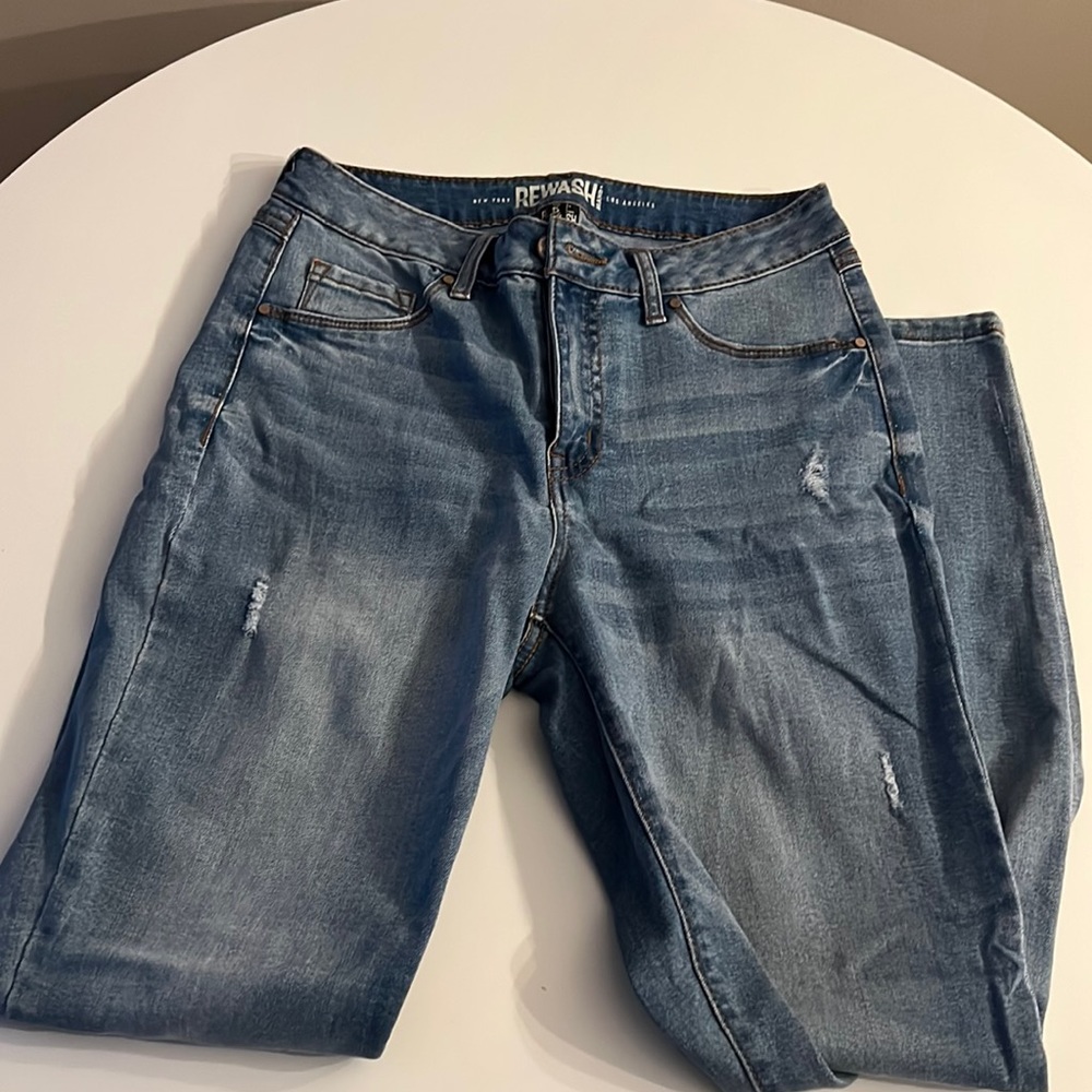 Rewash Distressed Jeans; Skinny ; Size 5